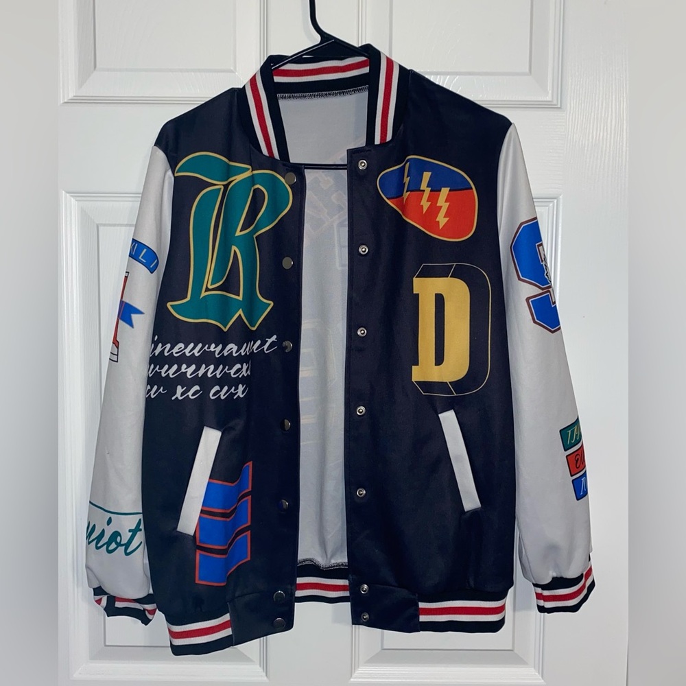 Multicolor Varsity Jacket